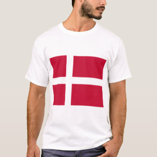 Camiseta Bandeira da Dinamarca