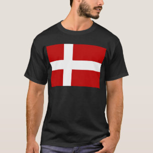 Camiseta Bandeira da Dinamarca