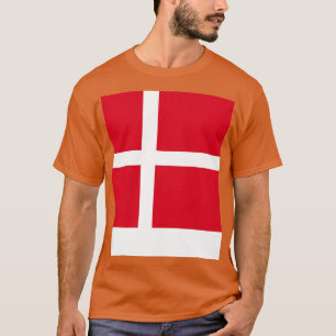 Camiseta Bandeira da Dinamarca