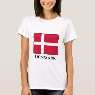 Camiseta Bandeira da Dinamarca (dinamarquesa)
