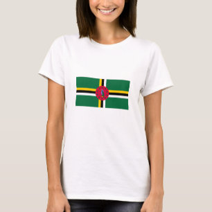 Camiseta Bandeira da Dominica
