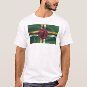 Camiseta Bandeira Da Domínica
