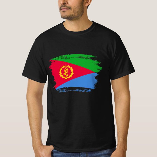 Camiseta Bandeira da Eritreia (Frente)