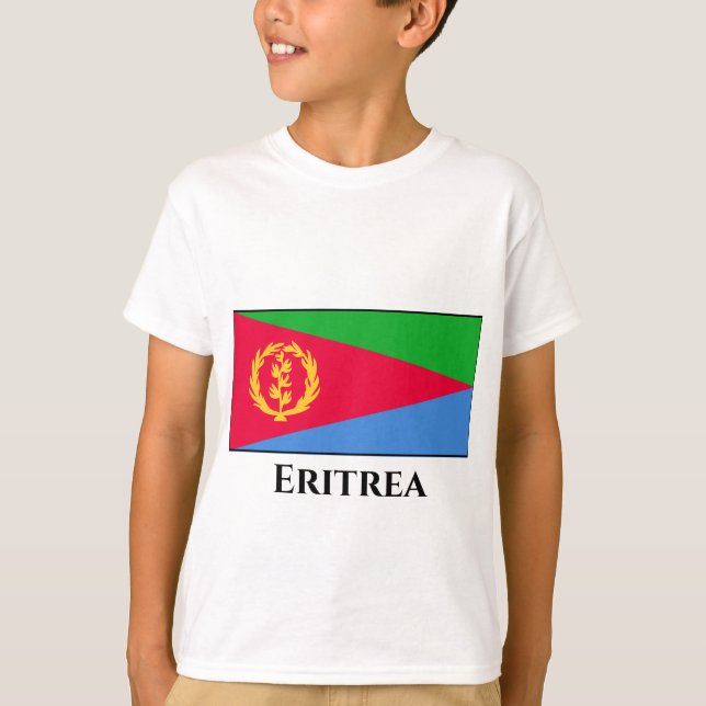 Camiseta Bandeira da Eritreia (Frente)