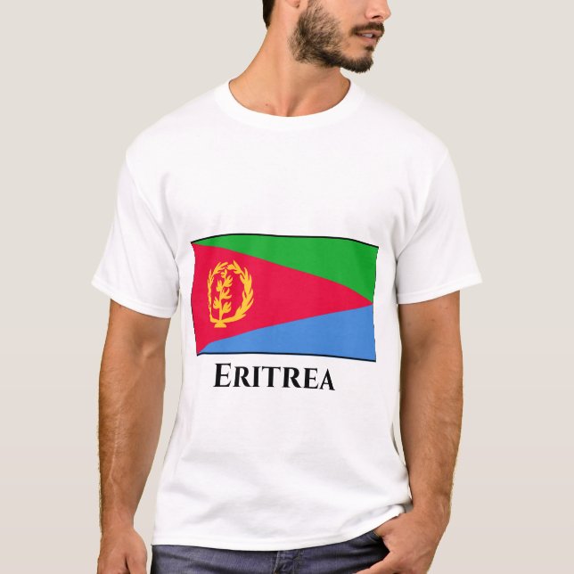 Camiseta Bandeira da Eritreia (Frente)