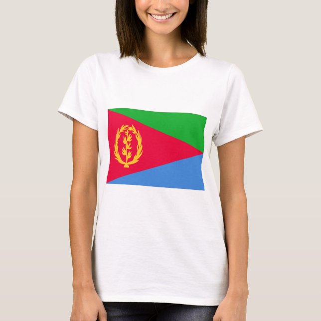 Camiseta Bandeira da Eritreia (Frente)