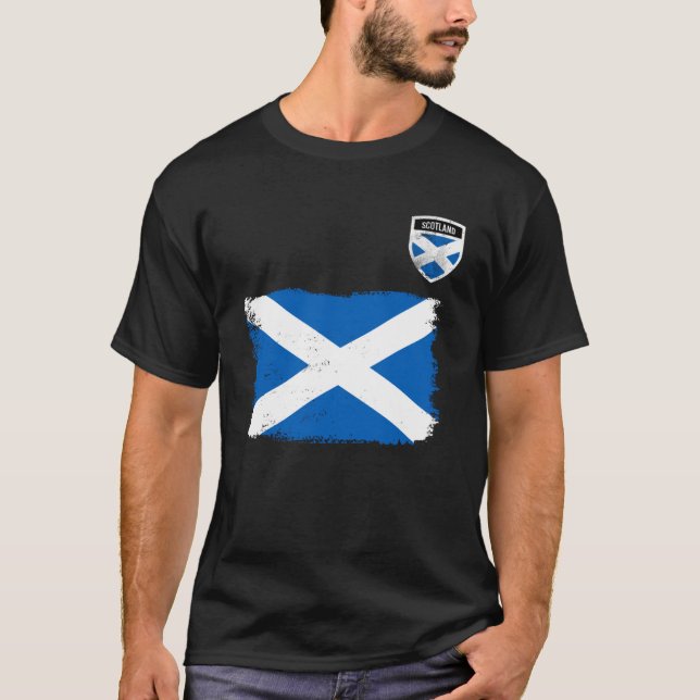 Camiseta Bandeira da Escócia (Frente)