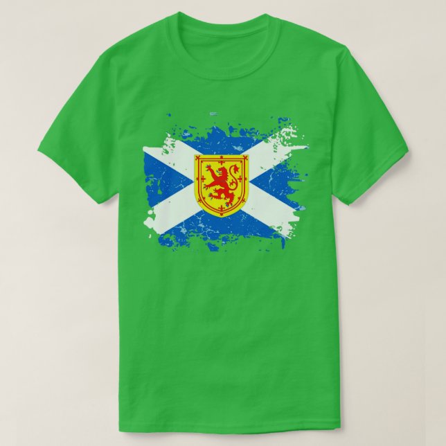 Camiseta Bandeira da Escócia (Frente do Design)