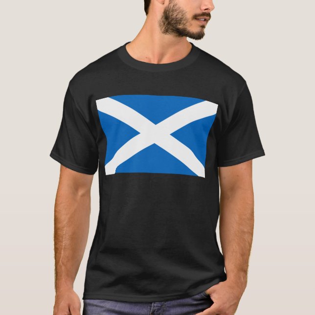 Camiseta Bandeira da Escócia - Bratach na h-Alba (Frente)