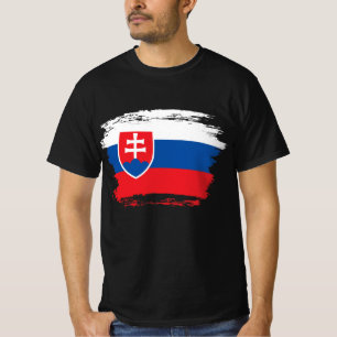 Camiseta bandeira da Eslováquia