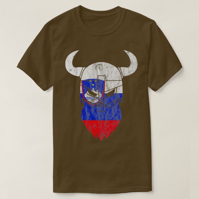 Camiseta Bandeira da Eslovênia (Frente do Design)