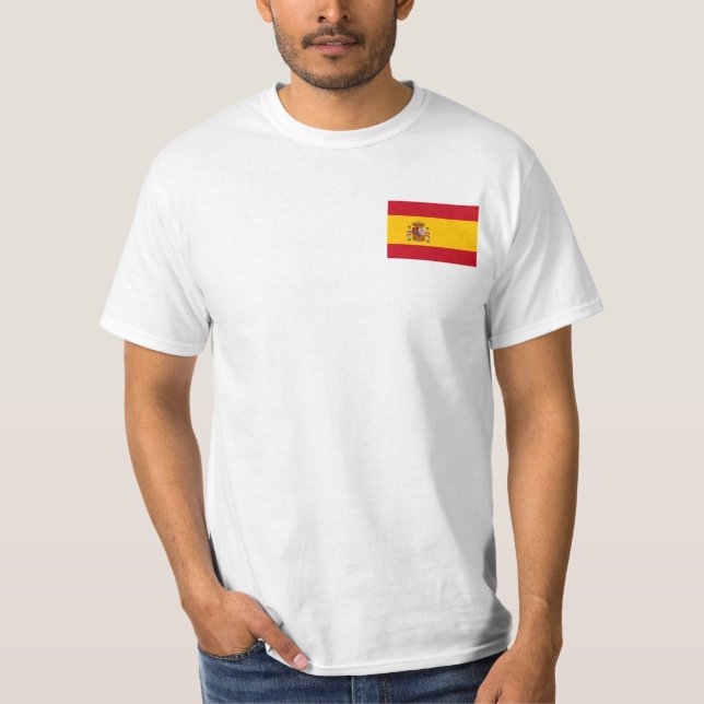 Camiseta Bandeira da Espanha (Frente)