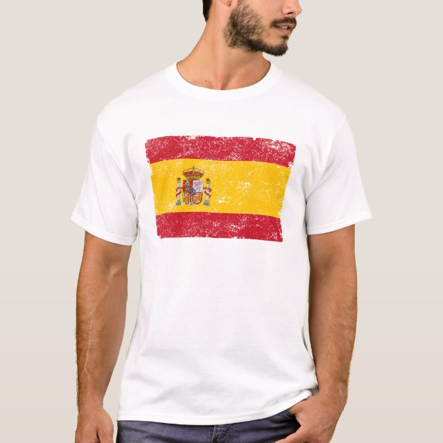 Camiseta Bandeira da espanha (Frente)