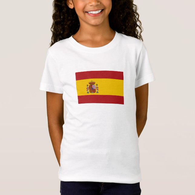 Camiseta Bandeira da Espanha (Frente)