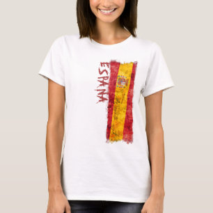 Camiseta Bandeira da espanha