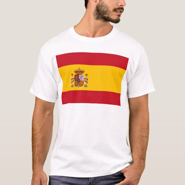 Camiseta Bandeira da Espanha (Frente)