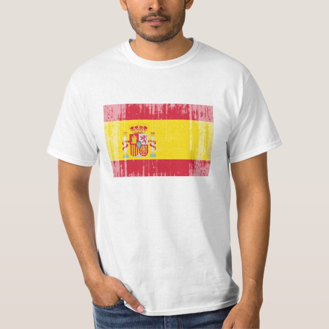 Camiseta Bandeira da espanha (Frente)