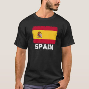 Camiseta Bandeira da Espanha Apoio às Pessoas Espanholas Mu