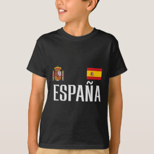 Camiseta Bandeira da Espanha Espana Futebol Torcedor de Fut