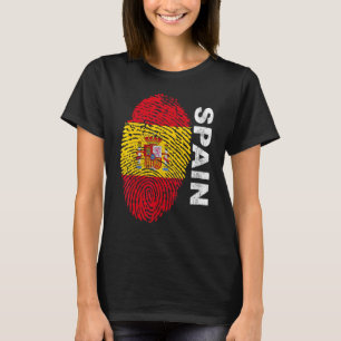 Camiseta Bandeira da Espanha Futebol Esporte Futebol Torced