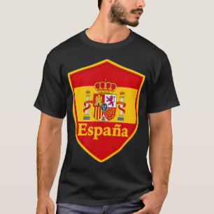 Camiseta Bandeira da Espanha Patriótica
