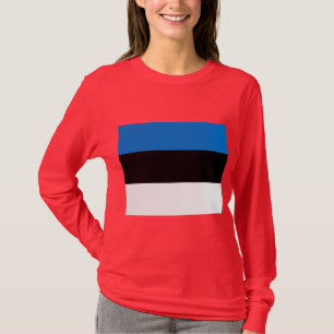 Camiseta Bandeira da Estônia