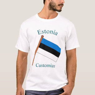 Camiseta Bandeira da Estônia Thunder_Cove