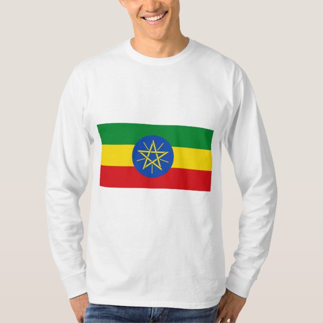 Camiseta Bandeira da Etiópia (Frente)