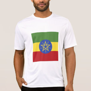 Camiseta Bandeira da Etiópia