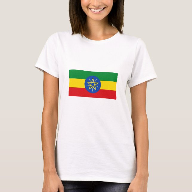 Camiseta Bandeira da Etiópia (Frente)