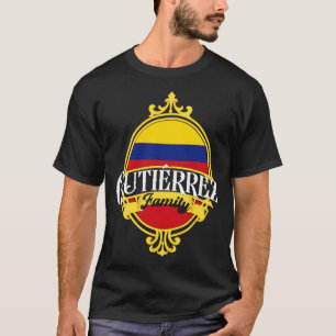 Camiseta Bandeira da família Gutierrez Colombia