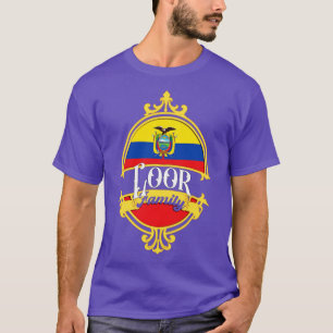 Camiseta Bandeira da família Loor Equador
