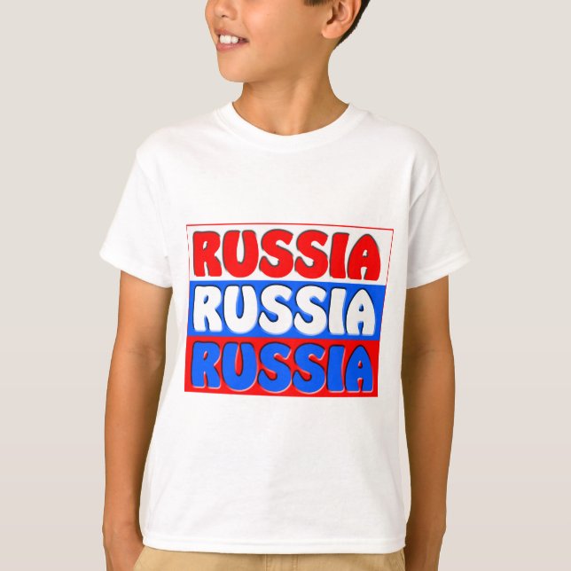 Camiseta BANDEIRA da Federação Russa (Frente)