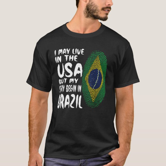 Camiseta Bandeira da Fingerprin Brasileira (Frente)