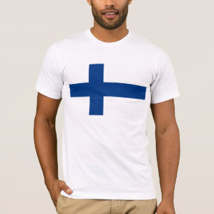 Camiseta Bandeira da Finlândia