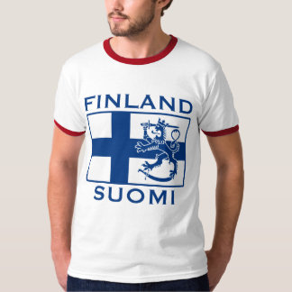 Camiseta Bandeira da Finlândia