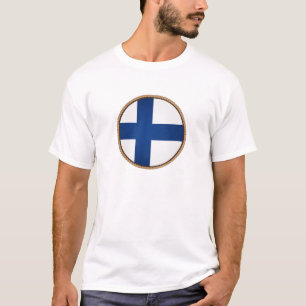 Camiseta Bandeira da Finlândia Legal