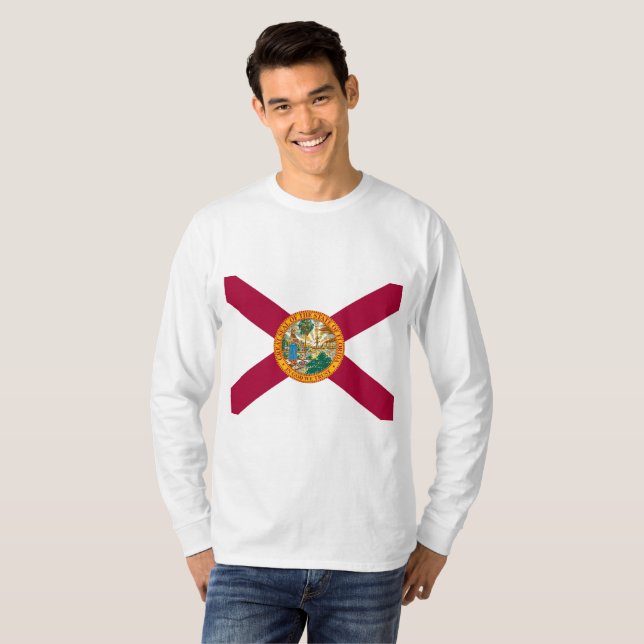 Camiseta Bandeira da Flórida (Frente Completa)
