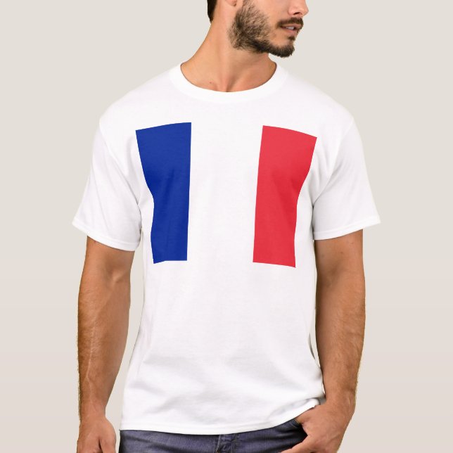 Camiseta Bandeira da França (Frente)
