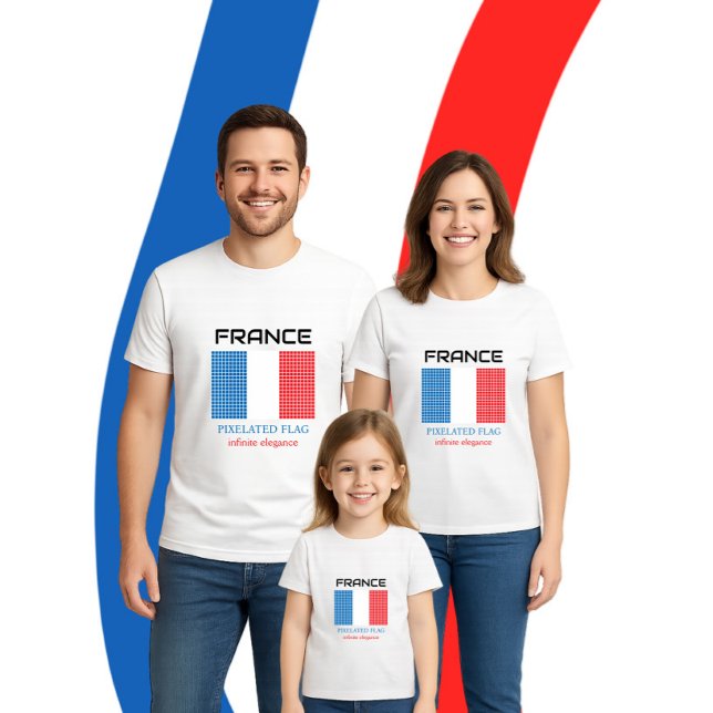 Camiseta Bandeira da França (Criador carregado)