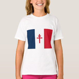 Camiseta Bandeira da França Livre