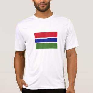 Camiseta Bandeira da Gâmbia