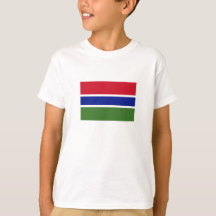 Camiseta Bandeira da Gâmbia