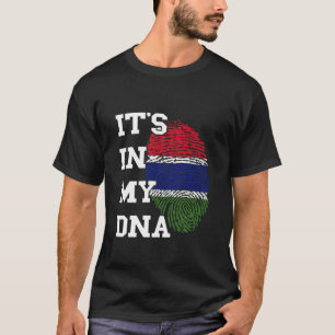 Camiseta Bandeira da Gâmbia Está no Meu DNA Thumbmark Raíze