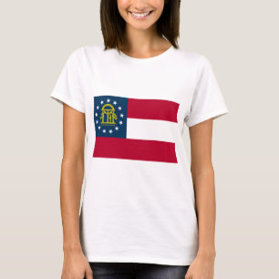 Camiseta Bandeira da Geórgia (estado dos EUA)