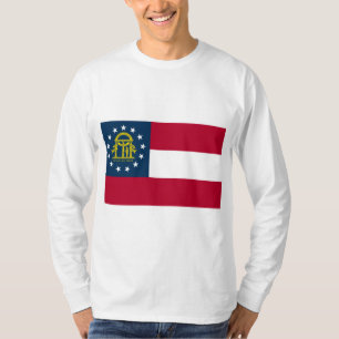 Camiseta Bandeira da Geórgia (estado dos EUA)
