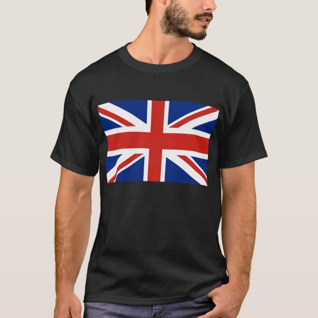 Camiseta bandeira da Grã-Bretanha Excelente (Frente)