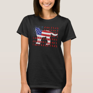 Camiseta Bandeira da Grande Montanha da Suíça 4 De Julho M