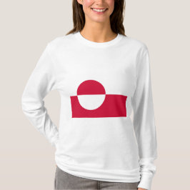 Camiseta Bandeira da Gronelândia