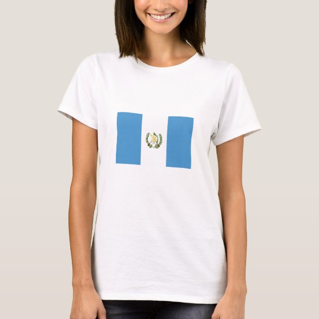 Camiseta Bandeira da Guatemala (Frente)